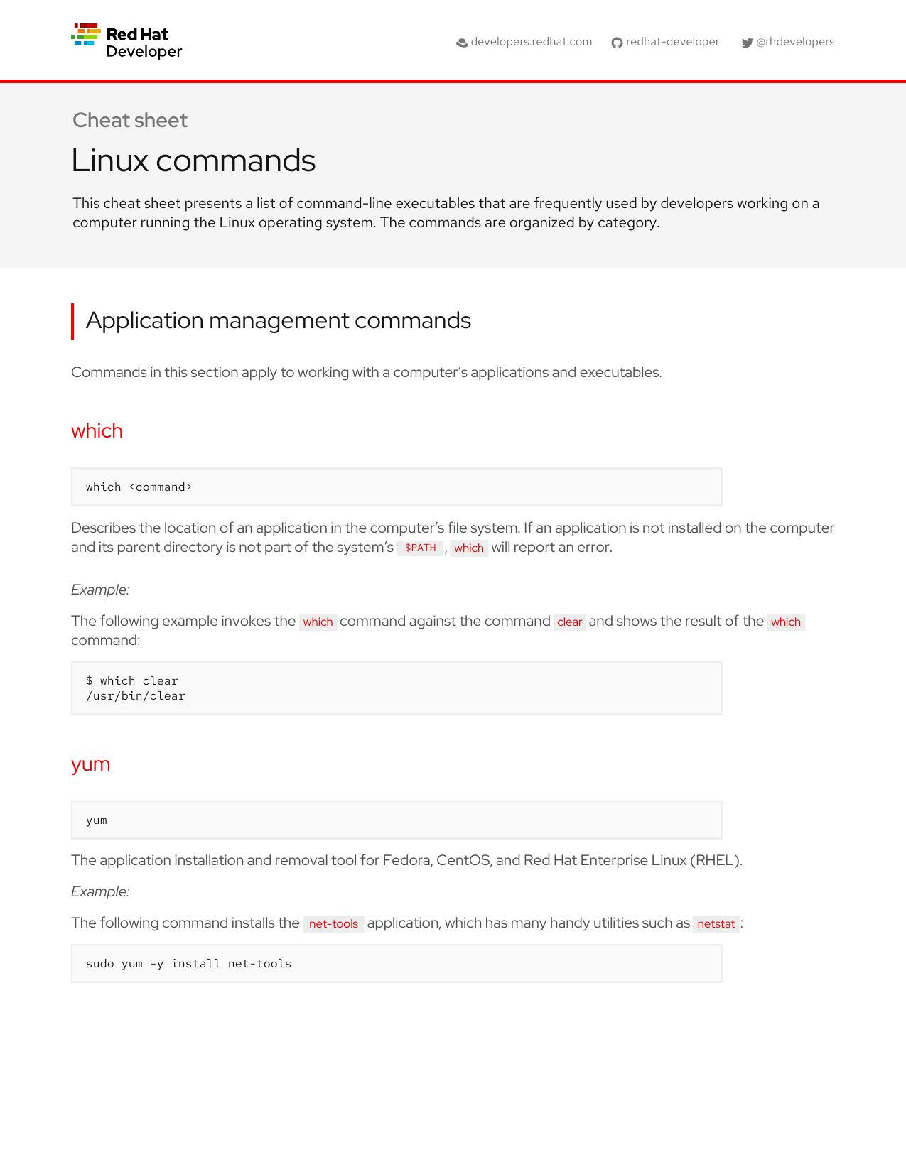 Linux Commands Cheat Sheet