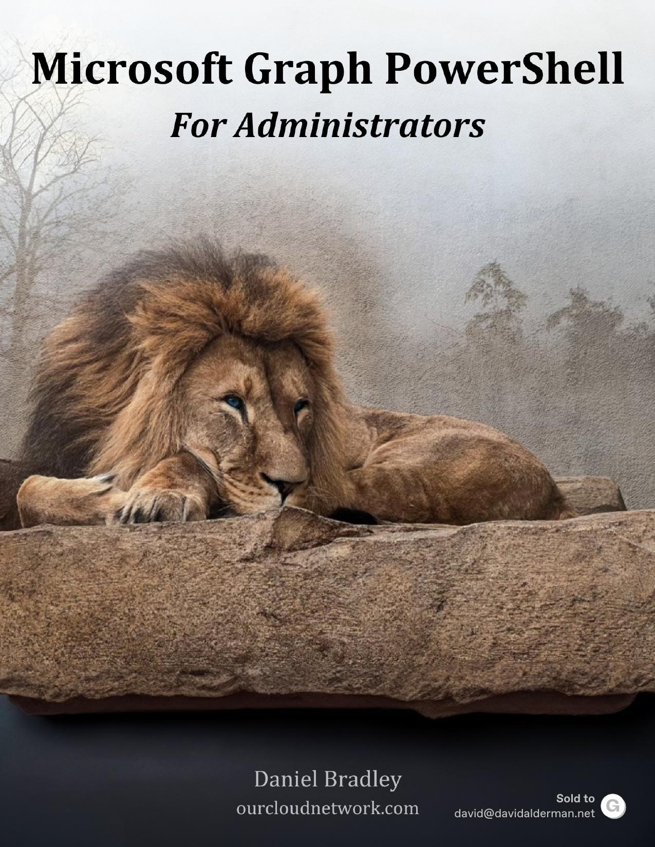 Microsoft Graph PowerShell for Administrators (1st edition)